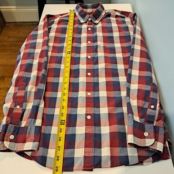 J. Crew Men's Medium Regular Fit 100% Cotton Button Down Shirt Style #C3724 - Picture 11 of 13